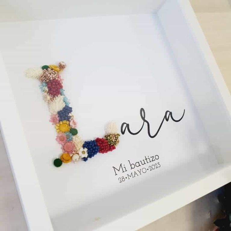 Marco Inicial Con Flores Preservadas Regalos Con Flores Preservadas