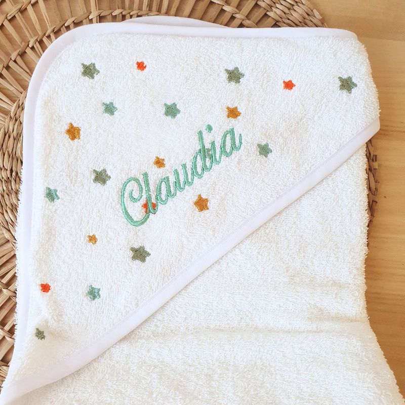 Capas de baño bebé - Capas y toallas bebé bordadas con nombre