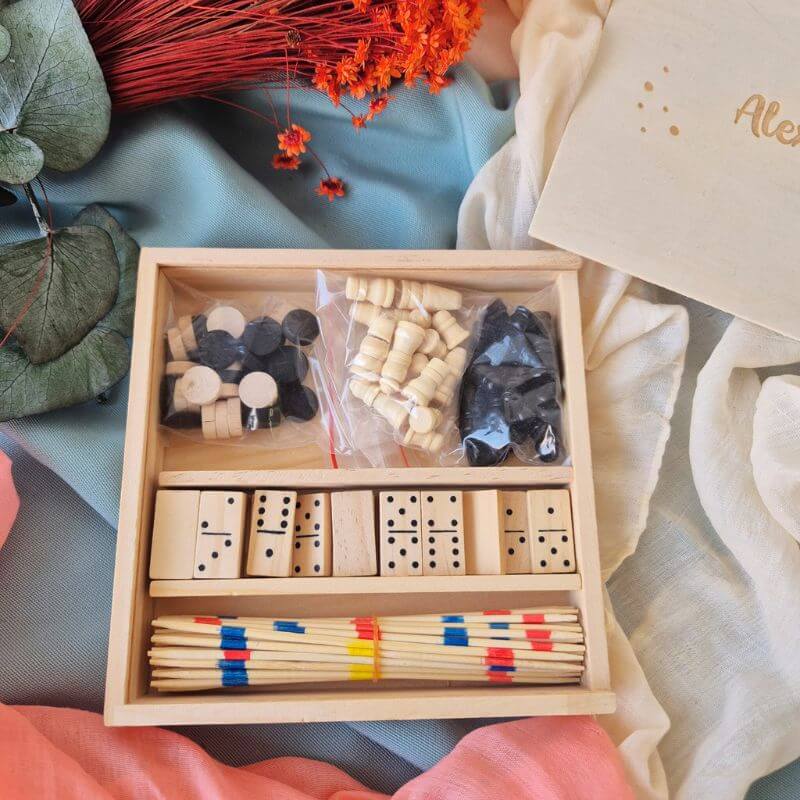 Set de juegos de madera personalizado - Imagen 6