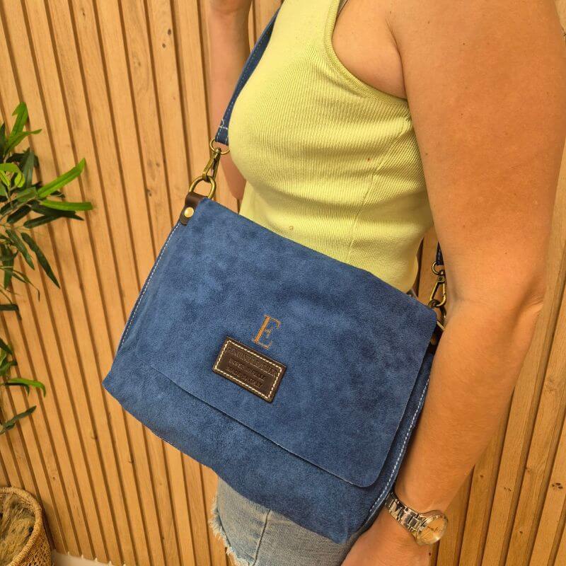 Bolso María - Bandolera de Serraje con Solapa - Imagen 12