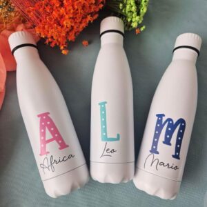 Botella personalizada con nombre detalle comunion
