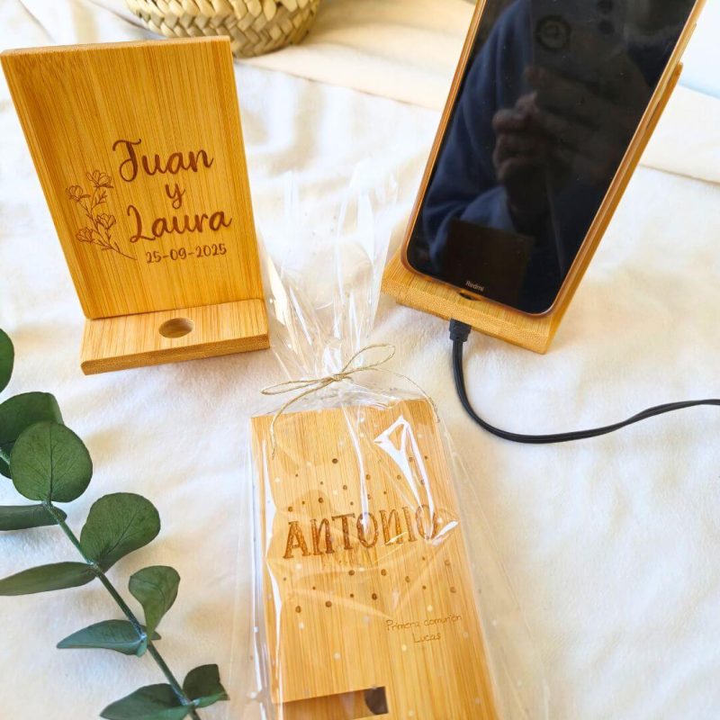 Soporte de Móvil Personalizado - Modelo Bautizo o Comunión