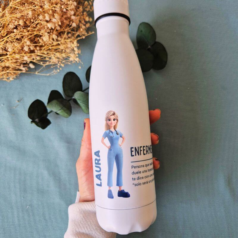 Botella Personalizada con Profesión – Personaje - Imagen 3