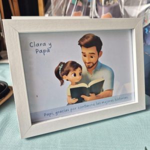 Cuadro Padre e Hij@s Personalizado - Personajes
