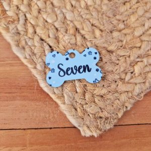 Chapa Personalizada para Perros en Color