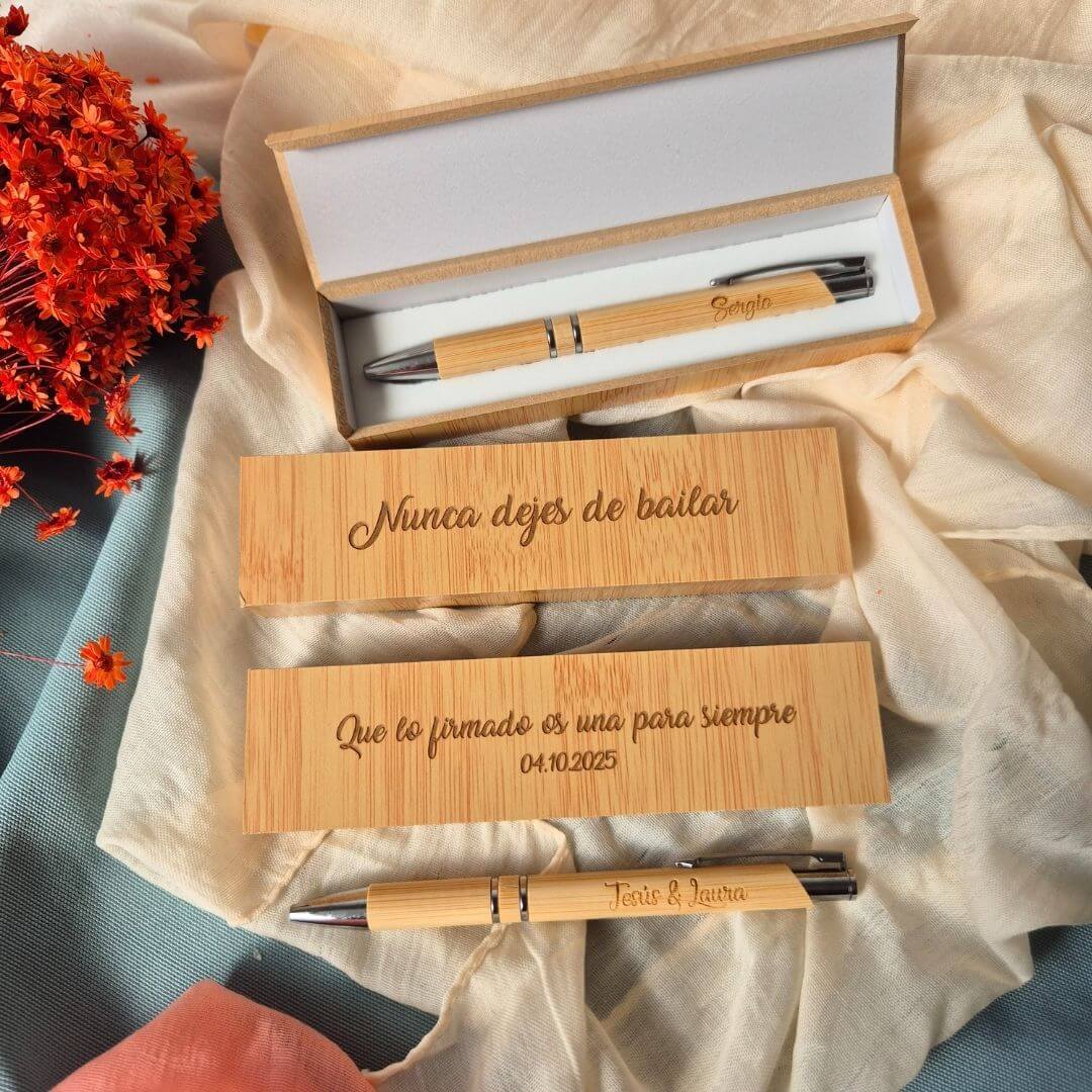 Bolígrafo Personalizado con Frase Grabada - Diséñalo Cómo Quieras - Imagen 5