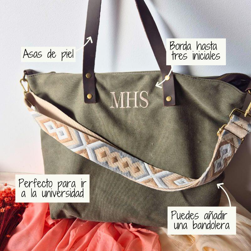 Bolso Andrea - Shopper de Tela - Imagen 2