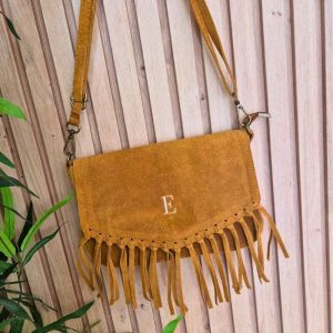 Bolso Rocío - Bandolera de Serraje con Flecos