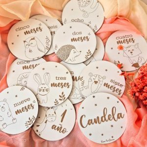 Cumplemes de Bebé Personalizado - Modelo animalitos