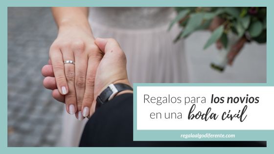12 regalos para los novios en una boda civil