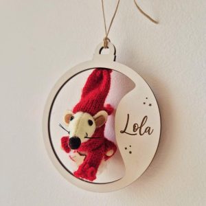 Bola de Navidad - Ratoncito navideño