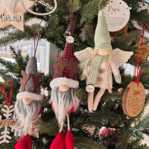 Muñeco navideño para arbol de navidad