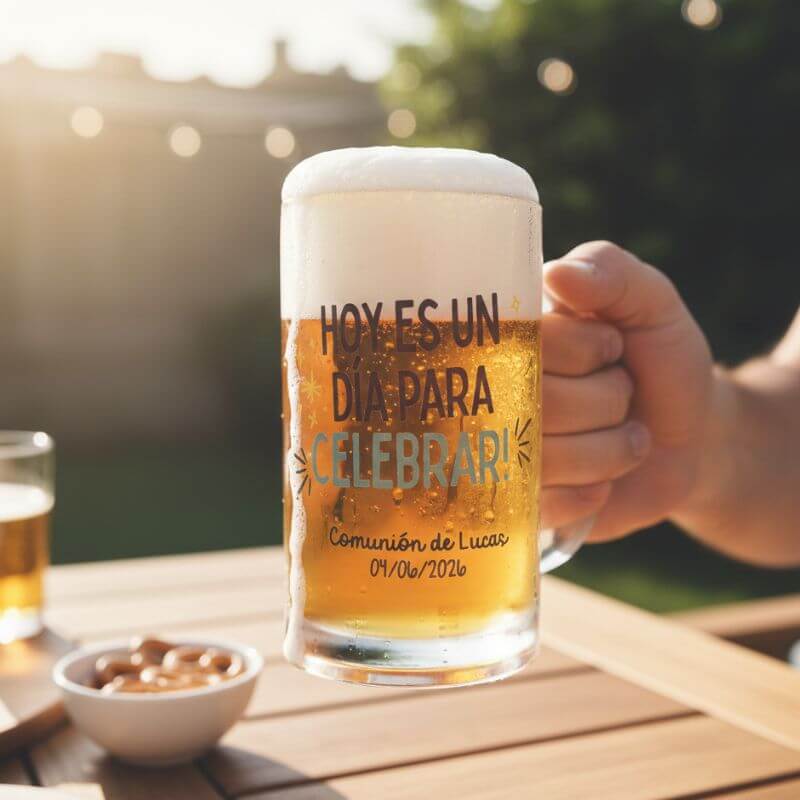 Jarra de Cerveza Personalizada para Regalar