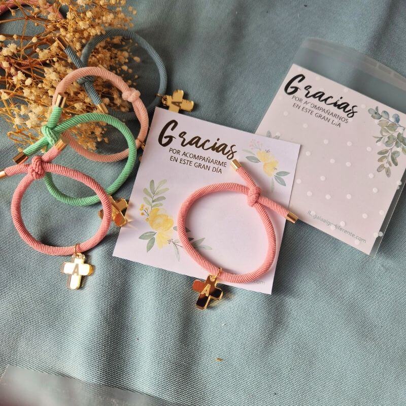 Pulsera personalizada con cruz - Imagen 3