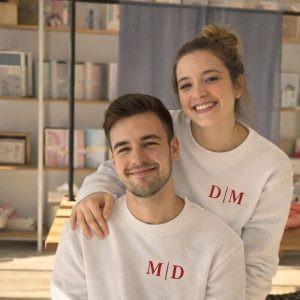 Pack de Sudaderas para Parejas - Iniciales Bordadas