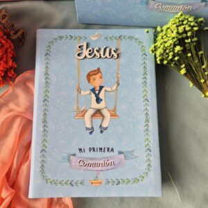 Libro de Firmas para Comunión Personalizado - Niño - Modelo Columpio