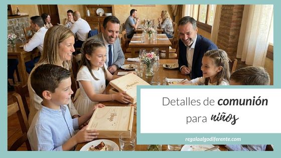 13 detalles de comunión para niños