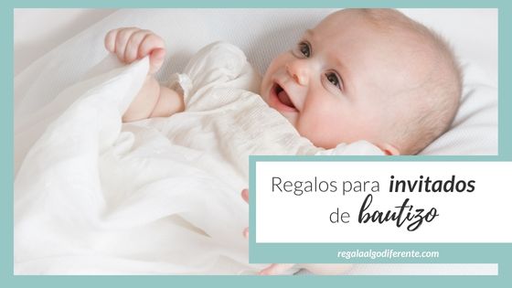 12 regalos para invitados de bautizo