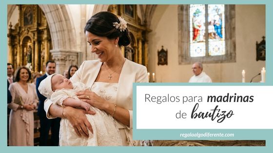 10 ideas de regalos para madrinas de bautizo