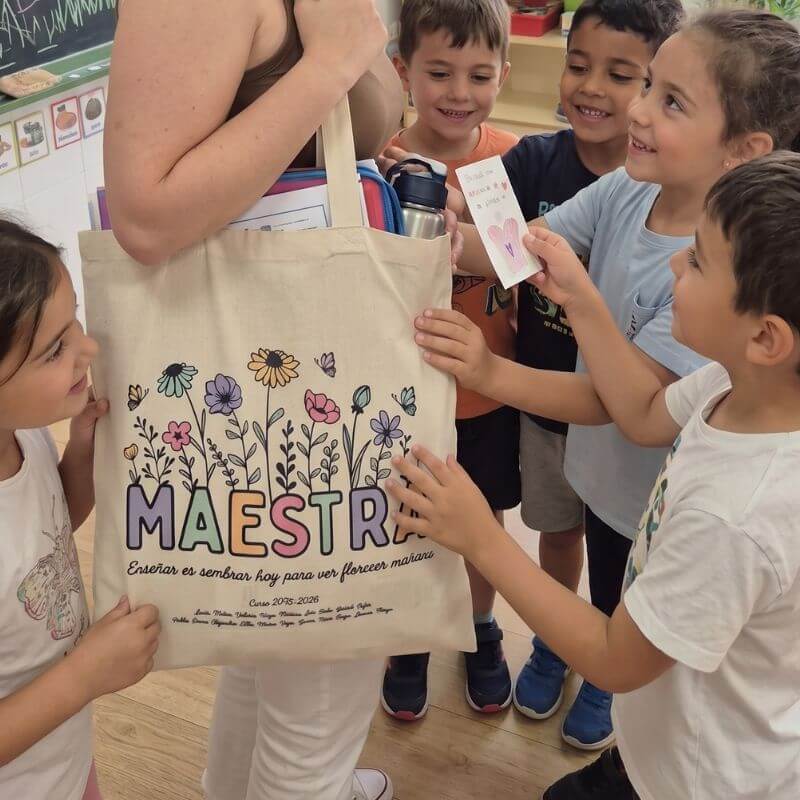 Totebag Personalizada para Profesoras - Maestra - Imagen 7