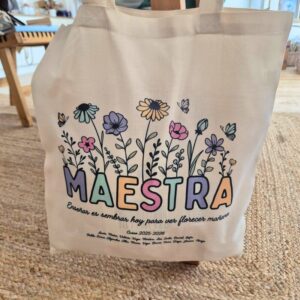Totebag Personalizada para Profesoras - Maestra