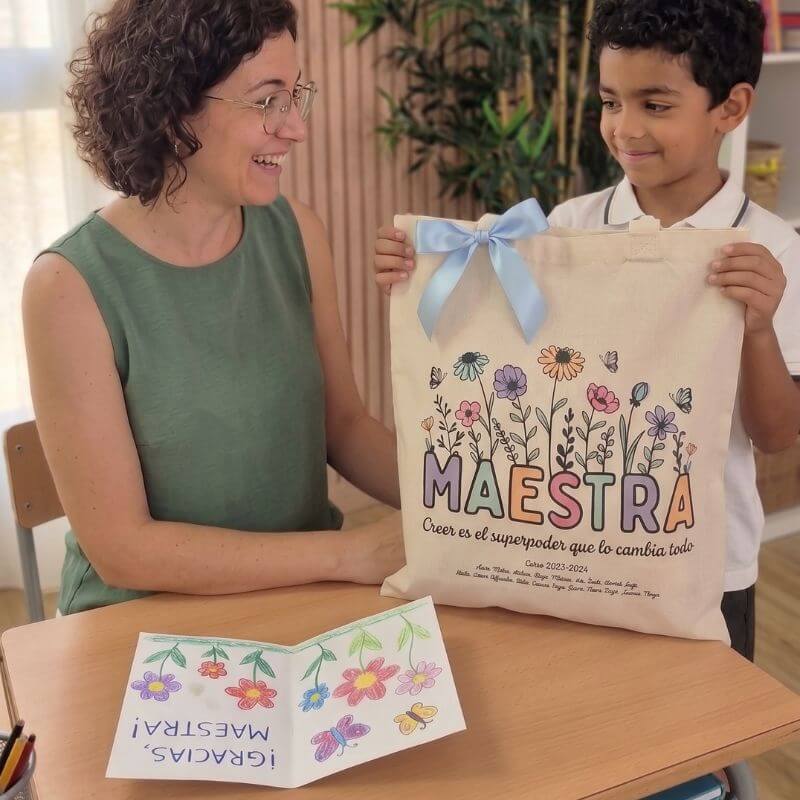 Totebag Personalizada para Profesoras - Maestra - Imagen 6