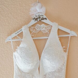 Percha para novia personalizada
